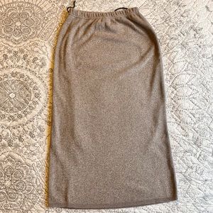 Eileen Fisher soft cotton maxi skirt -M